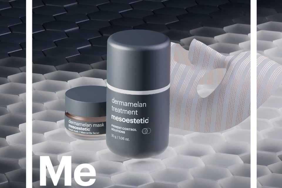 Dermamelan treatment en mask van Mesoestetic – pigment control producten.