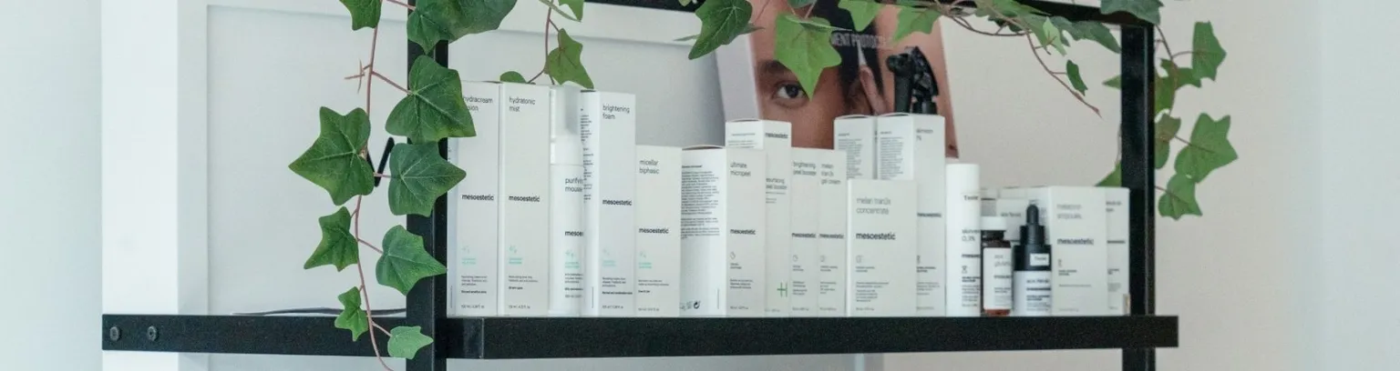 Mesoestetic huidverzorgingsproducten bij Apollo Beauty Huid & Laserkliniek.