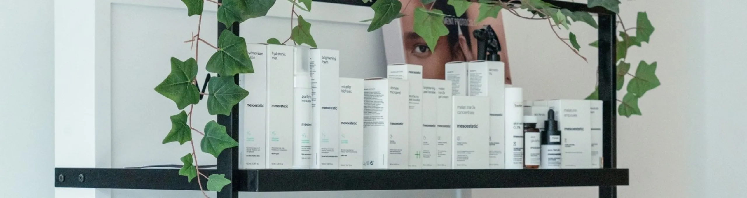 Mesoestetic huidverzorgingsproducten bij Apollo Beauty Huid & Laserkliniek.